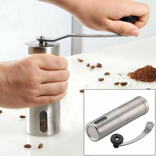 Edelstahl-Kaffeemühle mit Keramikmahlwerk – Präzises Mahlen für perfekten Kaffee
