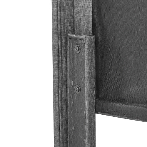 Modernes Polsterbett 140x200 cm – Stilvoller Leinenbezug & stabile Holzstruktur – Komfort trifft Design