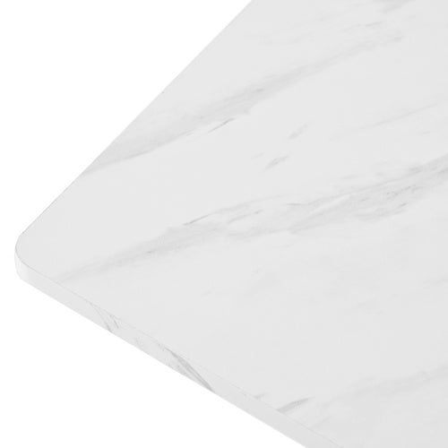 Moderner Esstisch Metallgestell – Rechteckig, 4–6 Personen, 120×80 cm