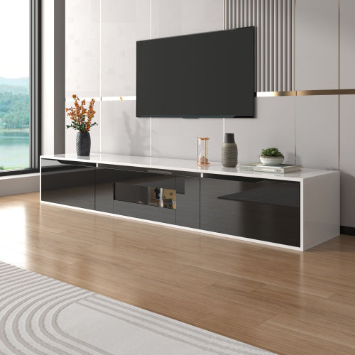 TV Lowboard 160 cm – Modernes Holzoptik-Fernsehregal mit Stauraum