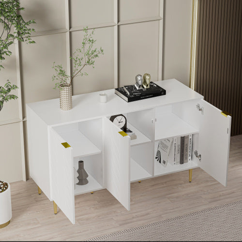 Modernes Metall Sideboard – Industrial Design & Stauraum