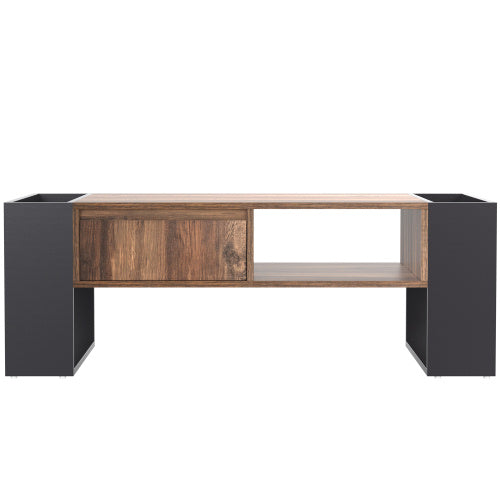 Moderner Holz-Couchtisch 100 × 50 × 40 cm, Nachhaltig & Vielseitig