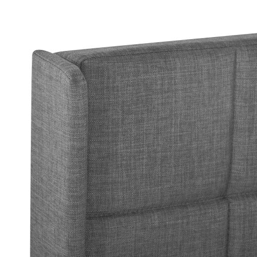 Modernes Polsterbett 140x200 cm – Stilvoller Leinenbezug & stabile Holzstruktur – Komfort trifft Design