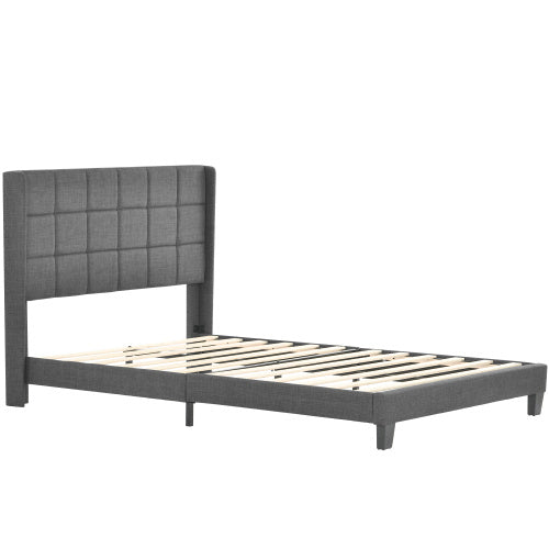 Polsterbett 180x200 cm mit Federkernmatratze & LED – Stauraumbett mit Kopfteil und hydraulischem Lattenrost in PU-Leder